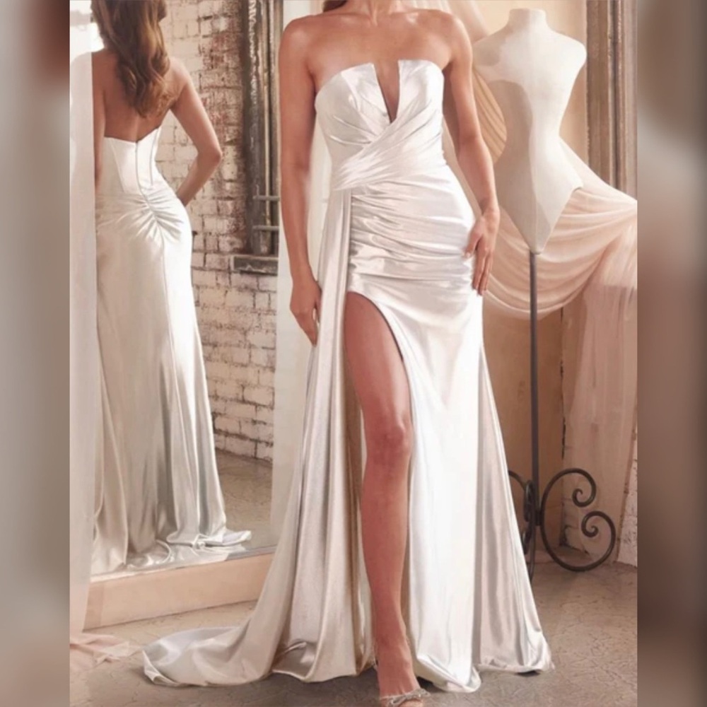 Simple wedding dress, reception dress or elopement gown
